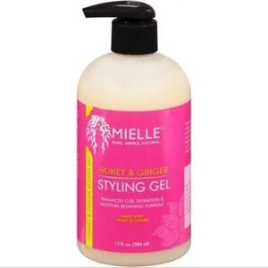 Mielle Honey & Ginger Styling Gel - Vibrant Pink